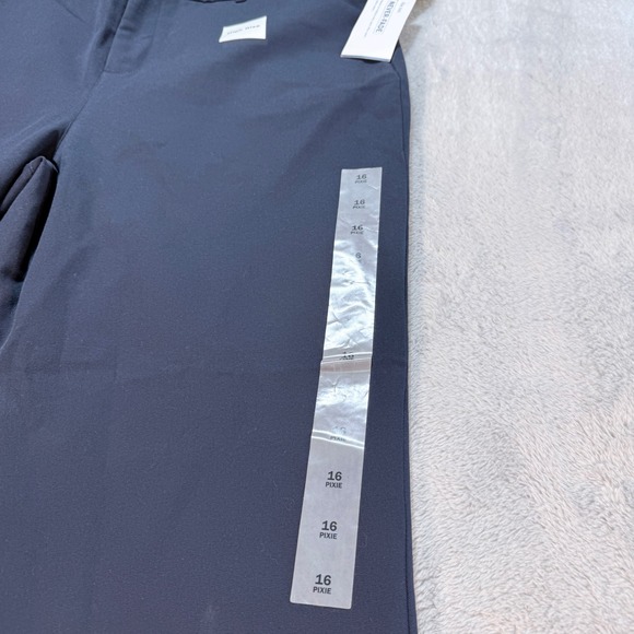 Old Navy Pixie High Rise Straight Leg Navy Blue Pants Women's Sz 16 New NWT - Picture 5 of 11